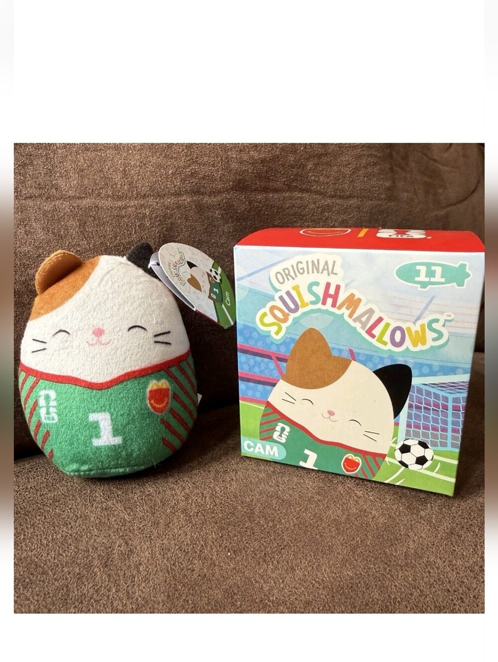 MC DONALD 2026 FIFA WORLD CUP Squishmallows CAlico CAT CAM Brand New